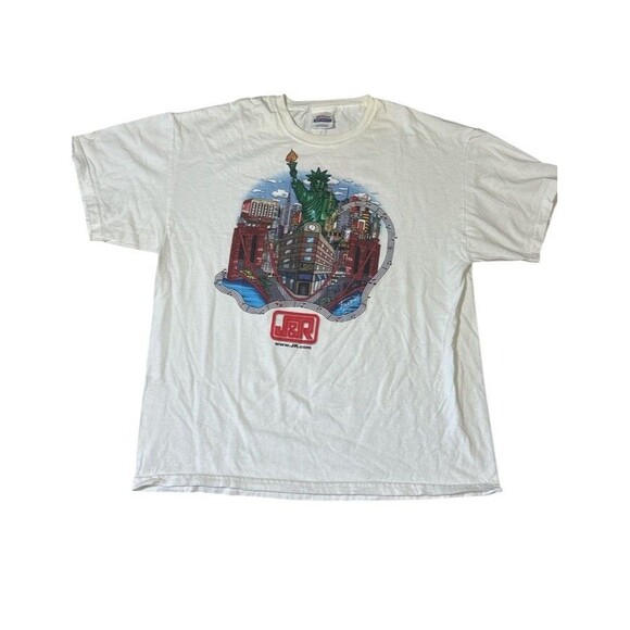 Vintage J&R Statue Of Liberty New York City Promo Tee Size XL Boxy Fit - Picture 1 of 5
